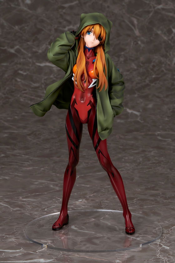 Evangelion 3.0+1.0 Thrice Upon a Time 1/7 Scale Pre-Painted Figure: Shikinami Asuka Langley Hoodie Ver. image 4