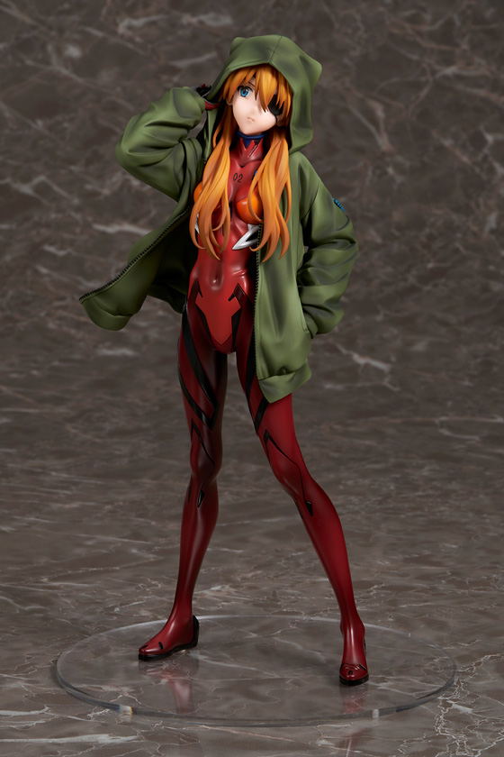 Evangelion 3.0+1.0 Thrice Upon a Time 1/7 Scale Pre-Painted Figure: Shikinami Asuka Langley Hoodie Ver. image 5
