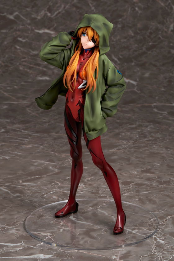 Evangelion 3.0+1.0 Thrice Upon a Time 1/7 Scale Pre-Painted Figure: Shikinami Asuka Langley Hoodie Ver. image 6