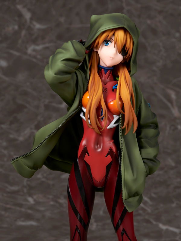 Evangelion 3.0+1.0 Thrice Upon a Time 1/7 Scale Pre-Painted Figure: Shikinami Asuka Langley Hoodie Ver. image 8
