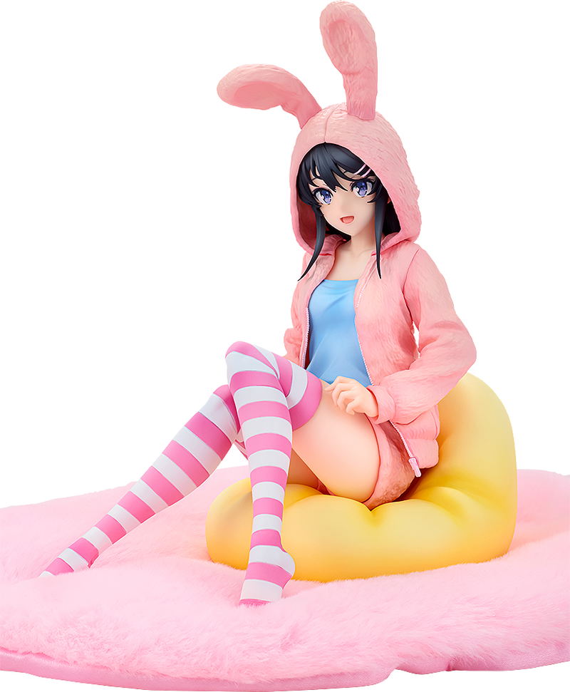 Seishun Buta Yaro wa Randoseru Girl no Yume wo Minai 1/7 Scale Pre-Painted Figure: Sakurajima Mai Hoodie Look Rabbit Ears Ver. Popular Edition image 1