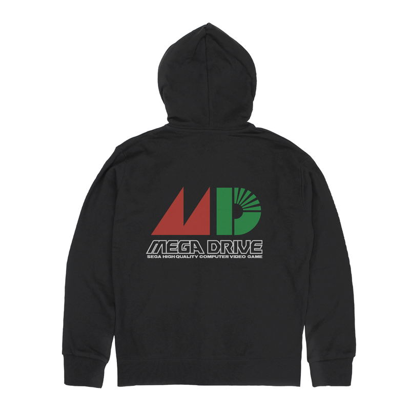 Mega Drive Logo Zip Hoodie (Black | Size L) image 2