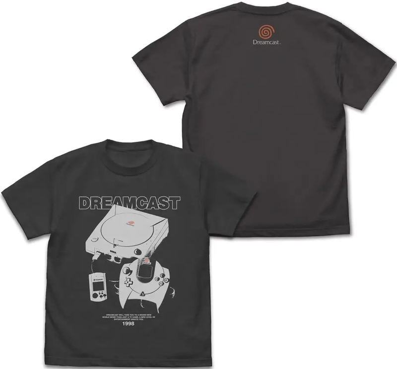 Dreamcast Game Console T-shirt (Sumi | Size L) image 1