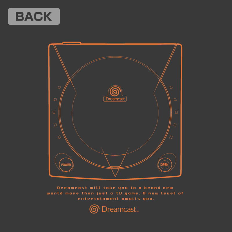 Dreamcast T-shirt Ver.2.0 (Sumi | Size XL) image 5