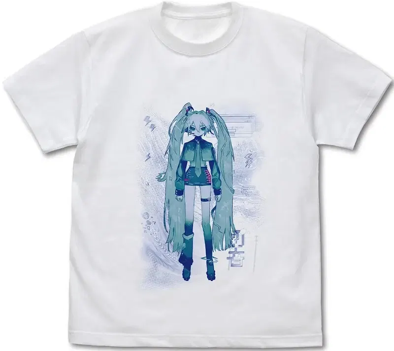 Hatsune Miku T-shirt Spinning Oxygen Ver. (White | Size S) image 1