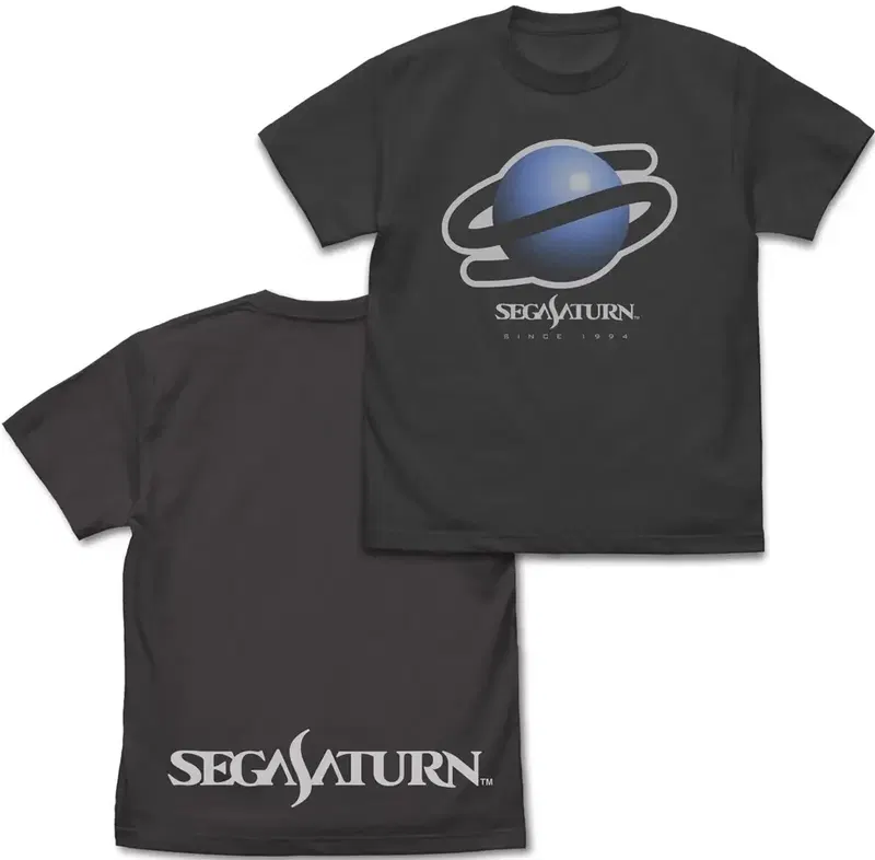 Sega Saturn Symbol T-shirt (Sumi | Size S) image 1