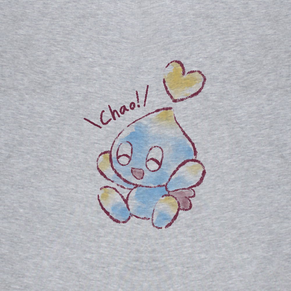 Sonic The Hedgehog Chao Pullover Hoodie (Mix Gray | Size XXL)