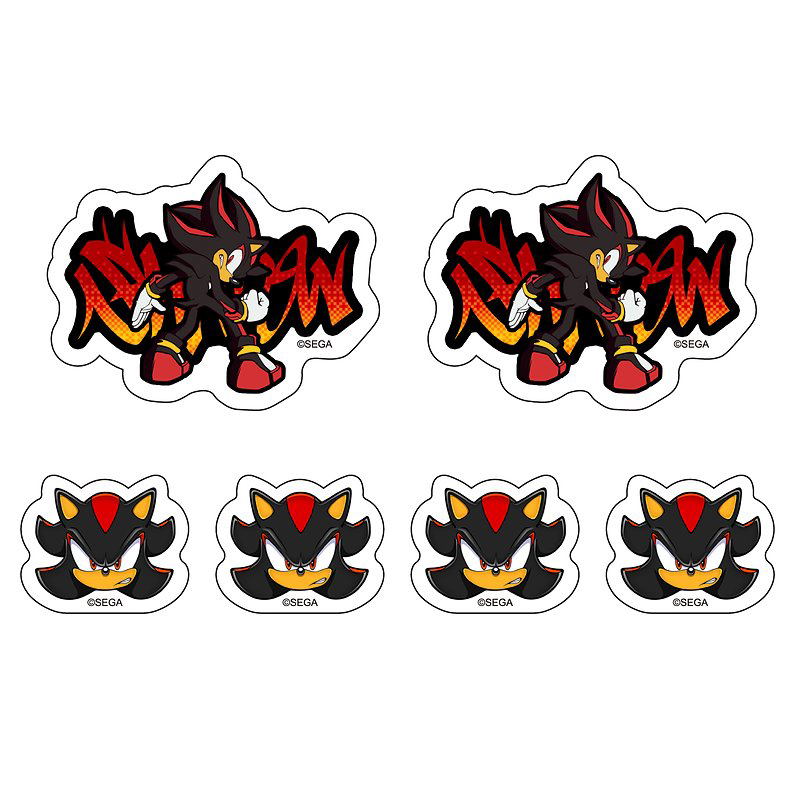 Sonic The Hedgehog Shadow Mini Sticker Set