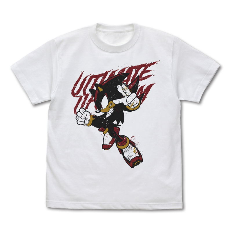 Sonic The Hedgehog Ultimate Lifeform Shadow T-shirt (White | Size M) image 1