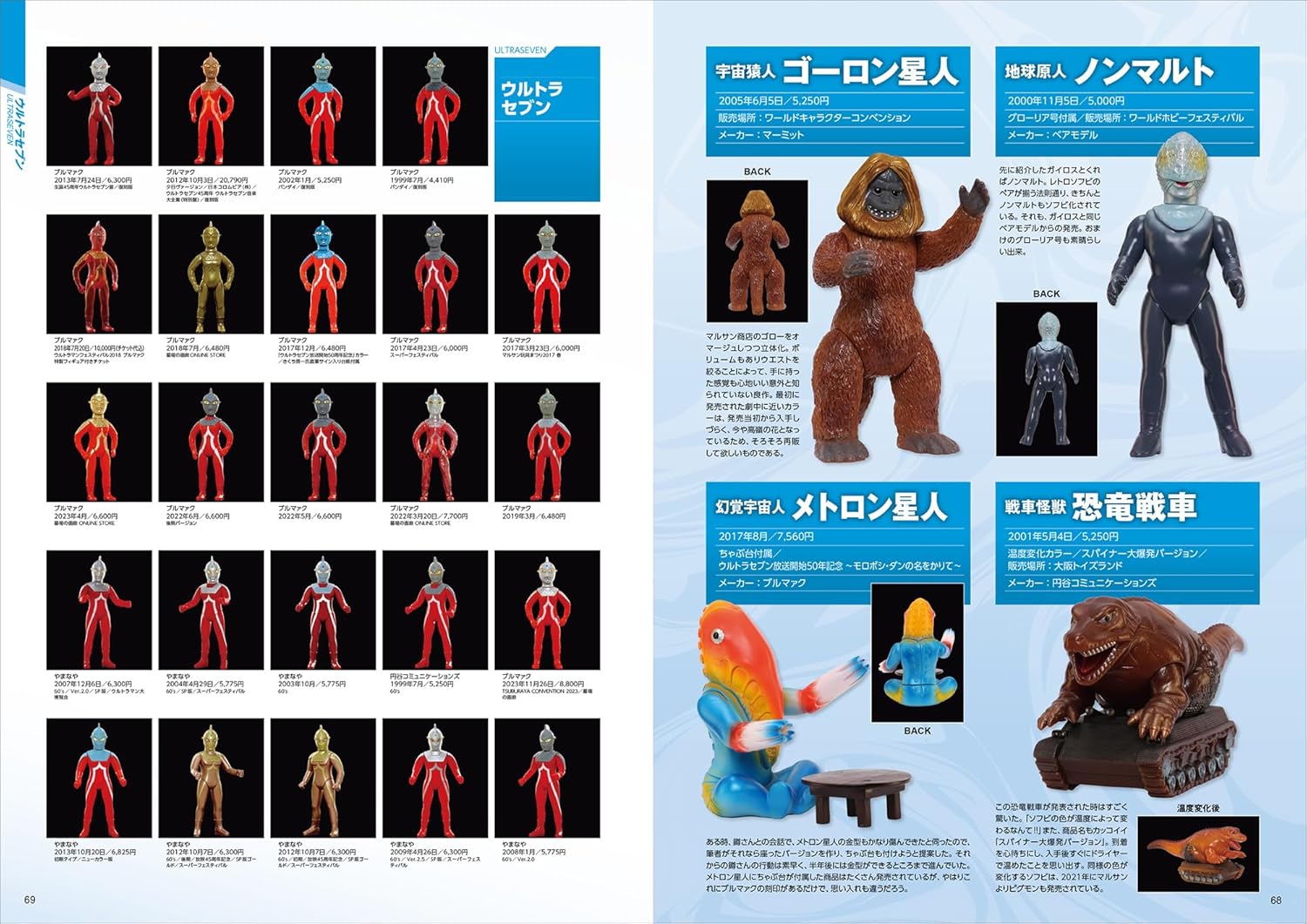 Ultra Monster Retro Soft Vinyl Collection