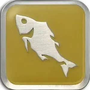 Final Fantasy XIV Class Icon Pin Badge: Fisher (Re-run) image 1