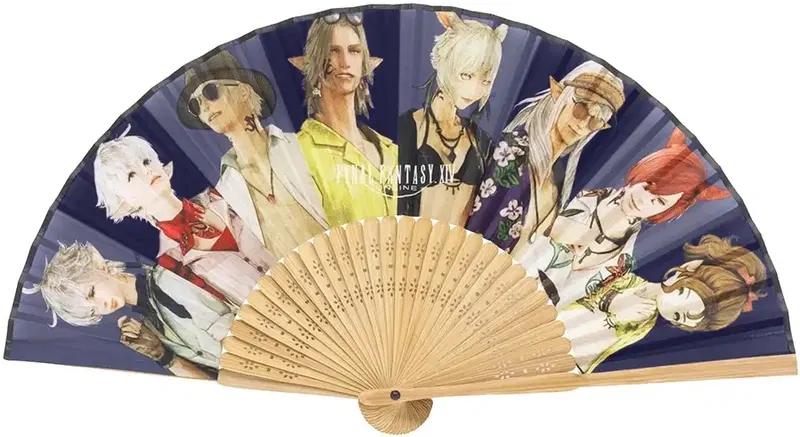 Final Fantasy XIV: Dawntrail Folding Fan image 1