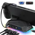 JSAUX 8-Port RGB Docking Station (Black) thumbnail 2
