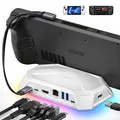 JSAUX 8-Port RGB Docking Station (White) thumbnail 2