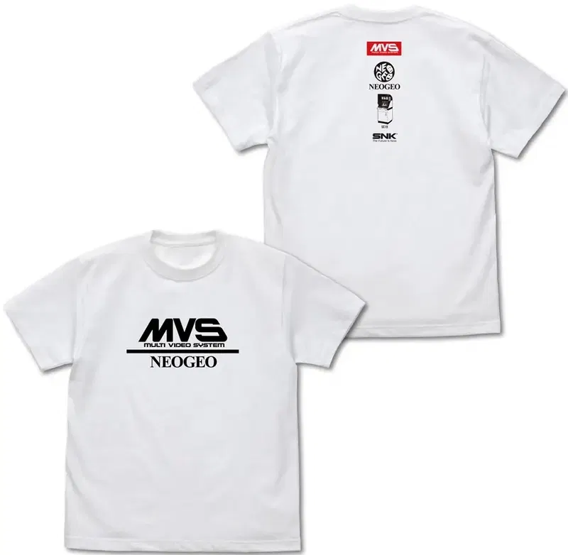 MVS NEOGEO T-shirt (White | Size S) image 1