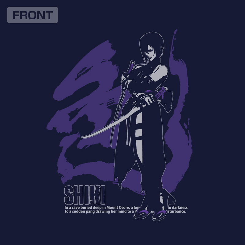 Samurai Spirits Color T-shirt (Navy | Size M) image 2