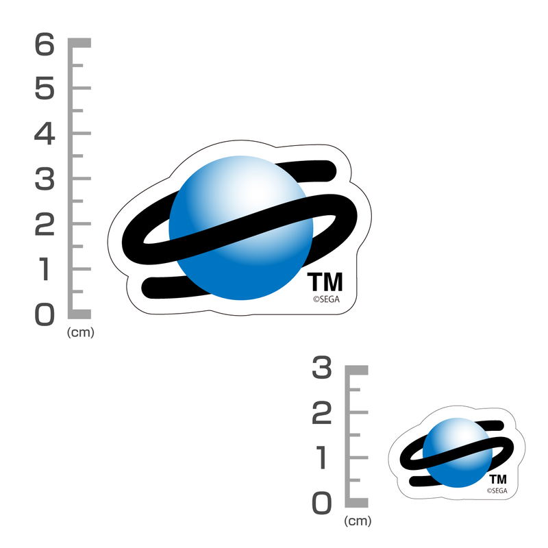 Sega Saturn Logo Mini Sticker Set image 3