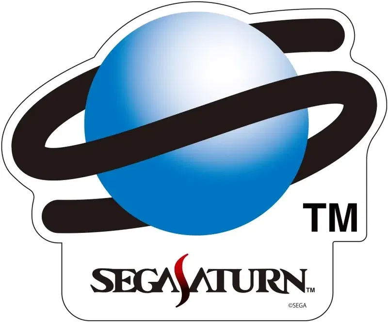 Sega Saturn Logo Outdoor Sticker image 1