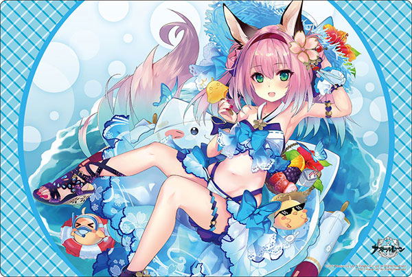 Bushiroad Rubber Mat Collection V2 Vol. 1444 Azur Lane Hanazuki Morning Moon, Beachside Flower Ver. image 1