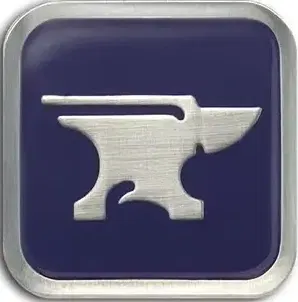 Final Fantasy XIV Class Icon Pin Badge: Blacksmith (Re-run) image 1