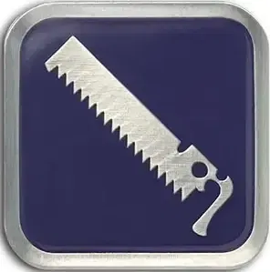 Final Fantasy XIV Class Icon Pin Badge: Carpenter (Re-run) image 1