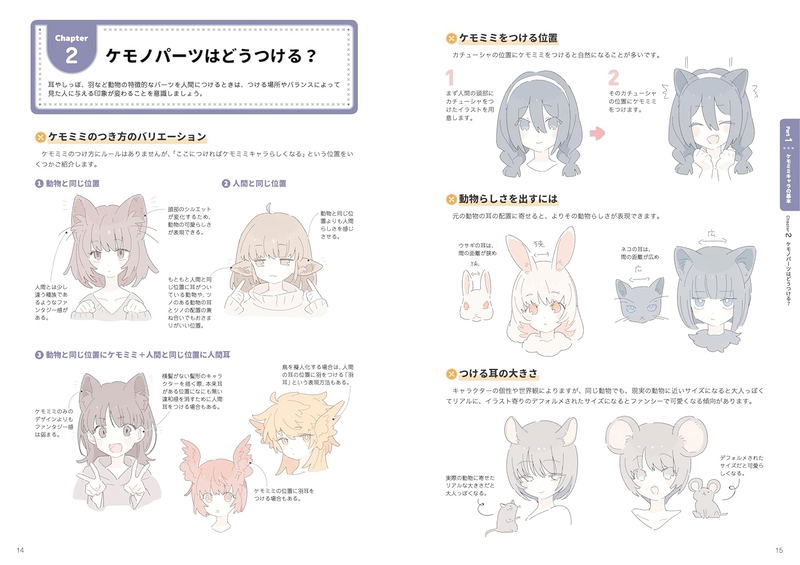 Fluffy And Cute KemonoMimi Drawing Guide image 2