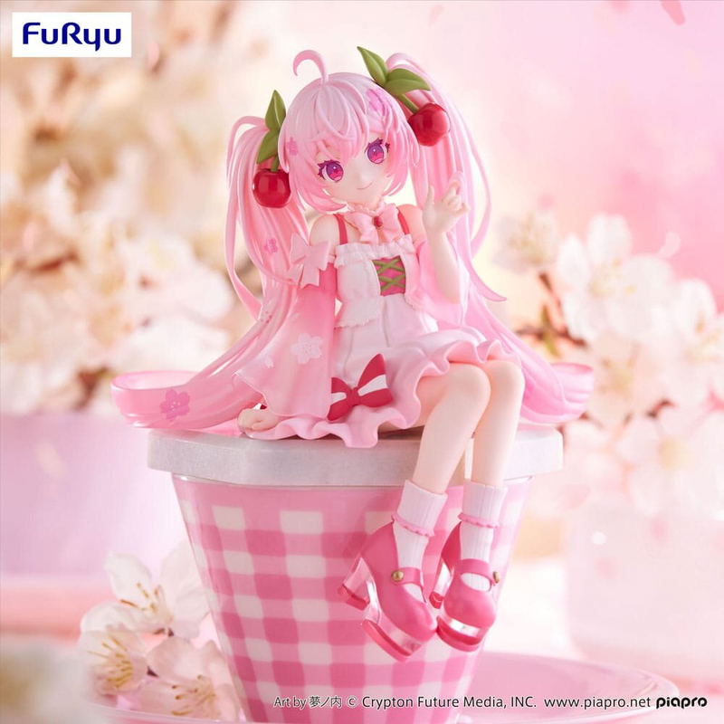 Hatsune Miku Noodle Stopper Figure: Sakura Miku 2025 (FuRyu)