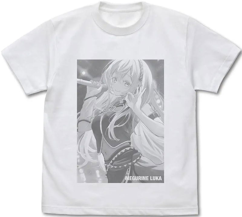 Megurine Luka T-shirt No_renor_en Ver. (White | Size XL) image 1