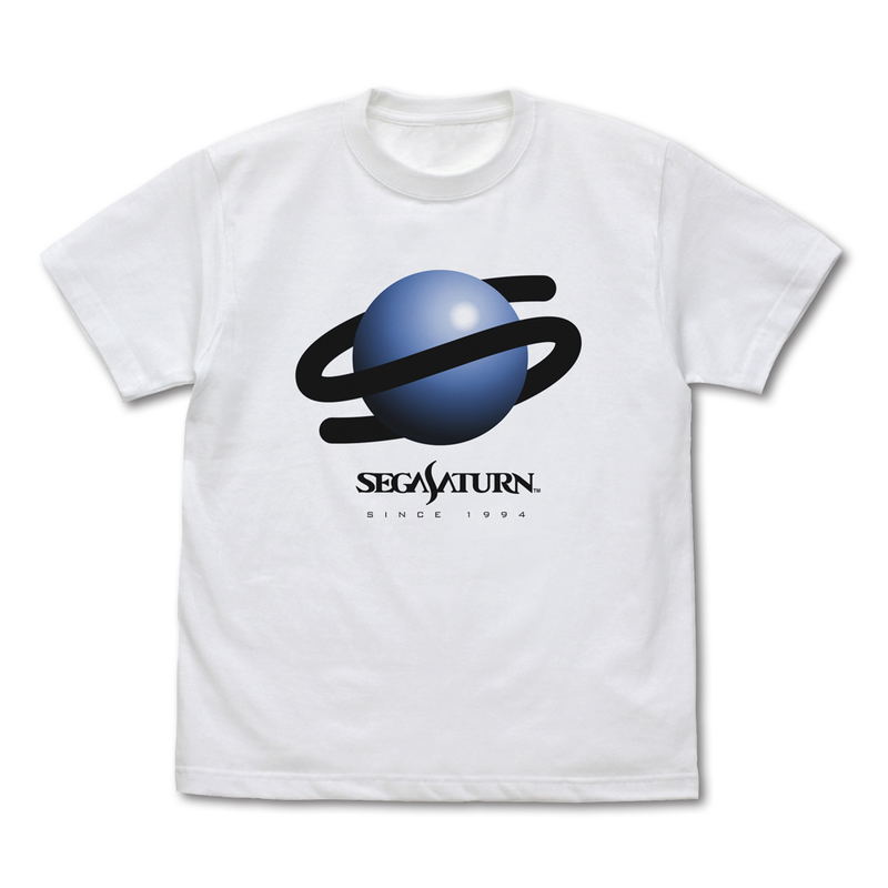 Sega Saturn Symbol T-shirt (White | Size M) image 2