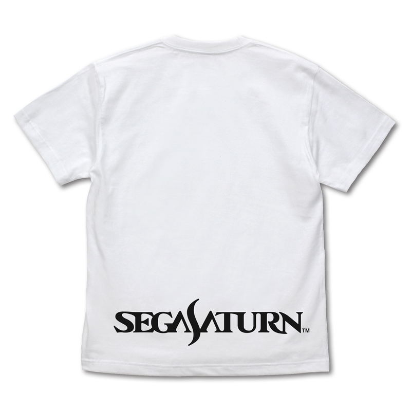 Sega Saturn Symbol T-shirt (White | Size XL) image 3