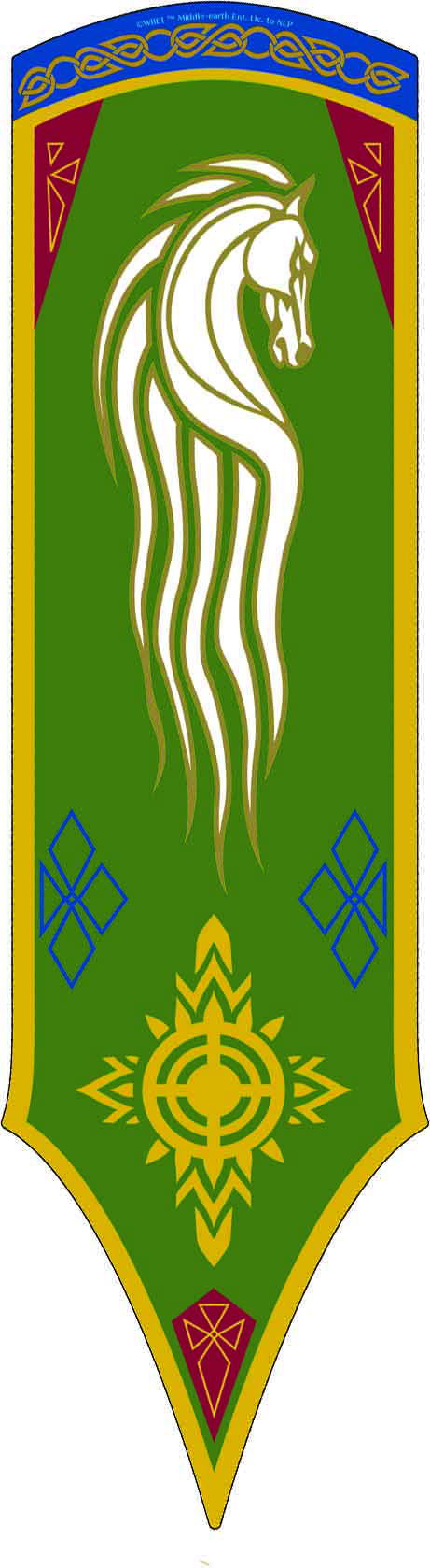 Flag Of Rohan Lotr Riders Of Rohan Lord Of The Rings Flag The