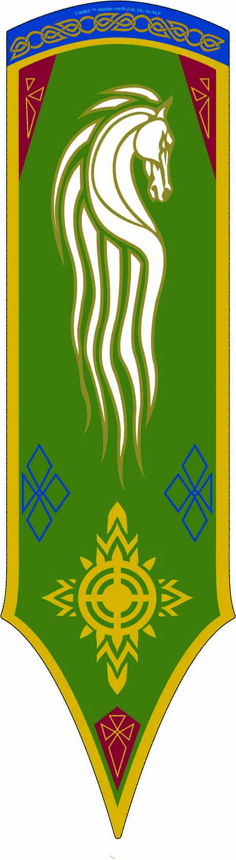 The Lord Of The Rings: The War Of The Rohirrim Flag Poster Rohan image 1