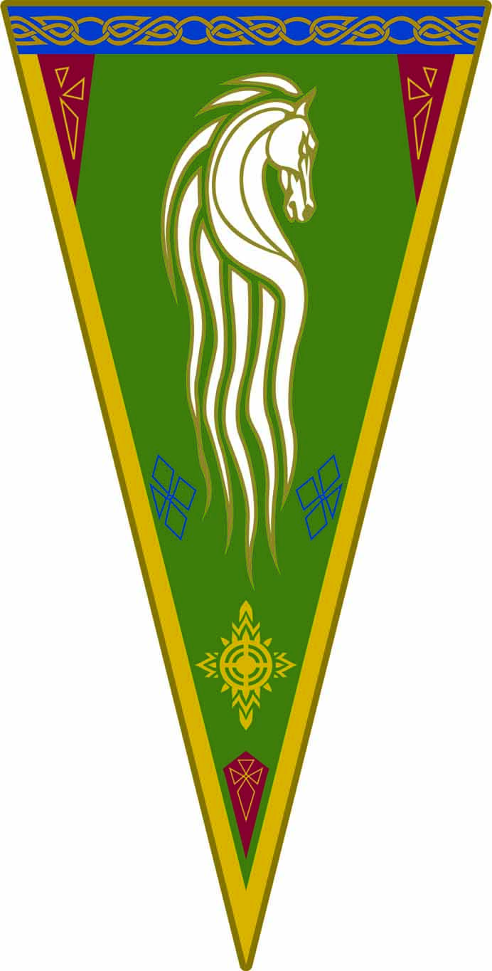 The Lord Of The Rings: The War Of The Rohirrim Flag Style Towel Rohan image 1