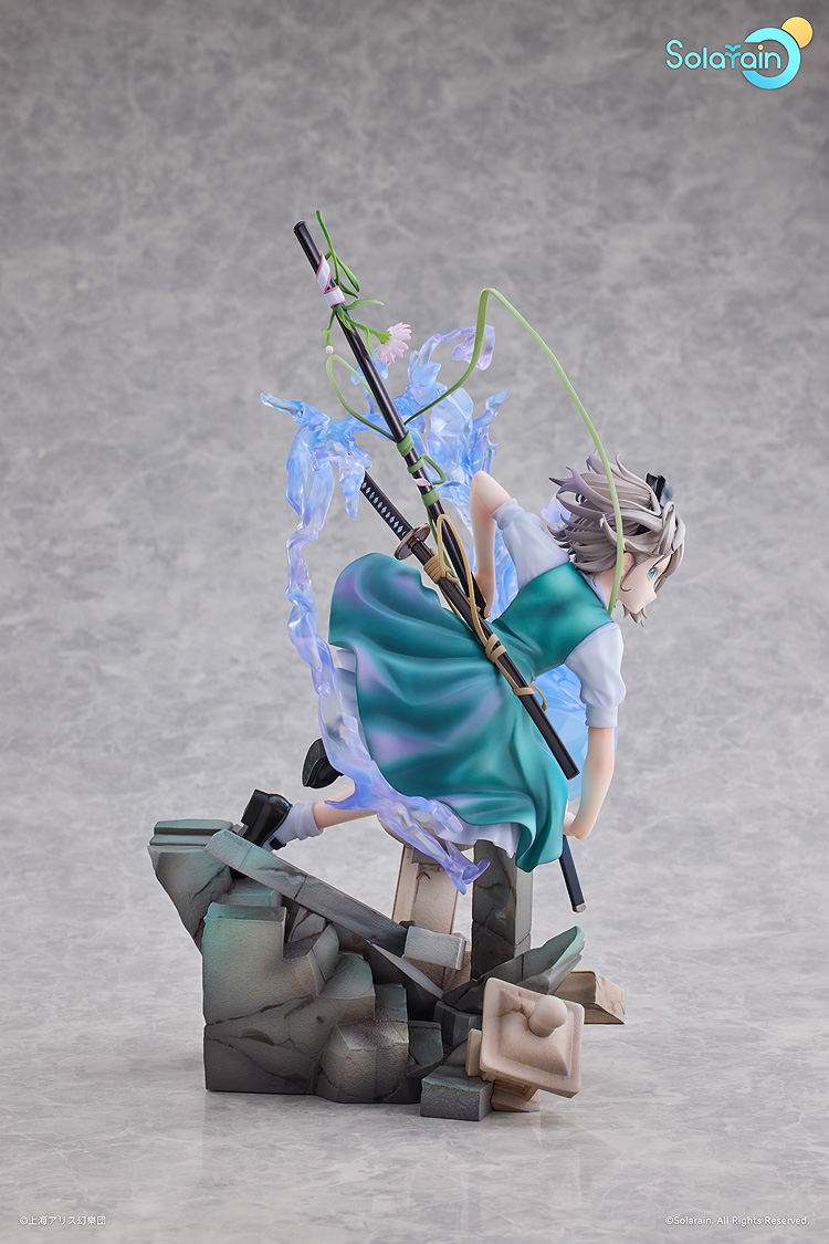 Touhou Project 1/7 Scale Pre-Painted Figure: Konpaku Youmu Half-Human Half-Phantom Gardener Ver. image 3