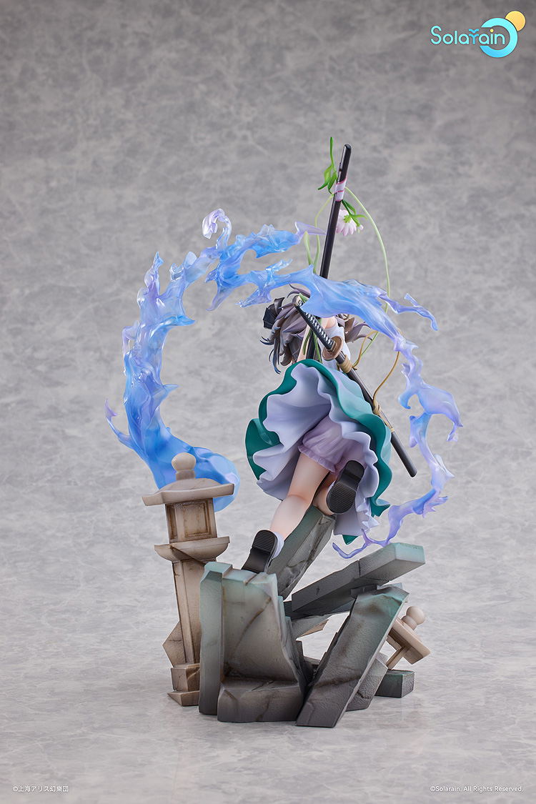 Touhou Project 1/7 Scale Pre-Painted Figure: Konpaku Youmu Half-Human Half-Phantom Gardener Ver. image 4