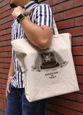 Yuru Camp Season 3 - Chikuwa In Tent Large Tote Bag (Natural) thumbnail 2