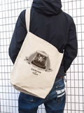 Yuru Camp Season 3 - Chikuwa In Tent Shoulder Tote Bag (Natural)
