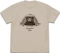 Yuru Camp Season 3 - Chikuwa In Tent T-shirt (Light Beige | Size S) thumbnail 1