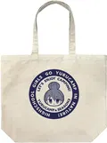 Yuru Camp Season 3 - Shima Rin Face Large Tote Bag (Natural) thumbnail 1