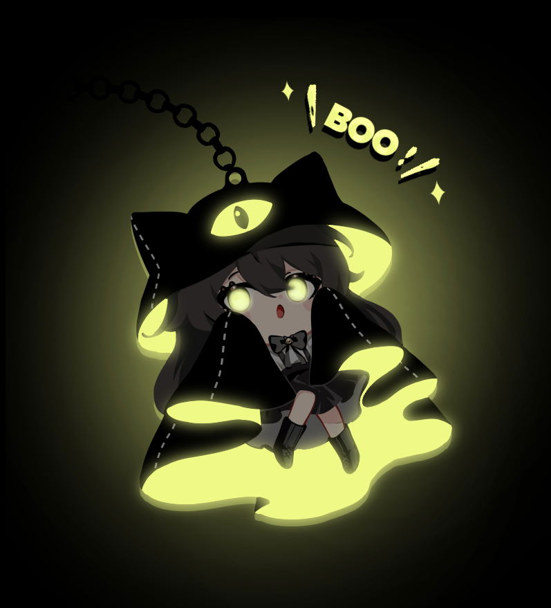 Grimmi - Glow in the Dark Keychain (Halloween) image 1