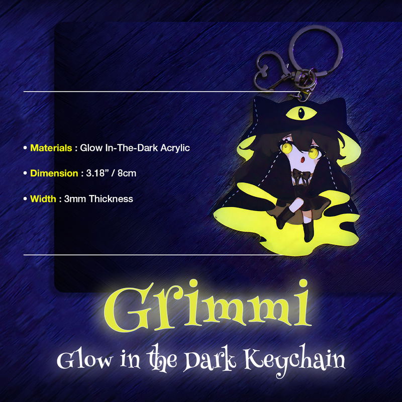 Grimmi - Glow in the Dark Keychain (Halloween) image 2