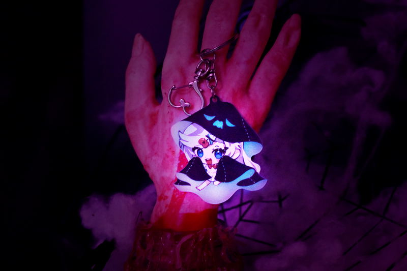 Obake Pam - Glow in the Dark Keychain (Halloween) image 6