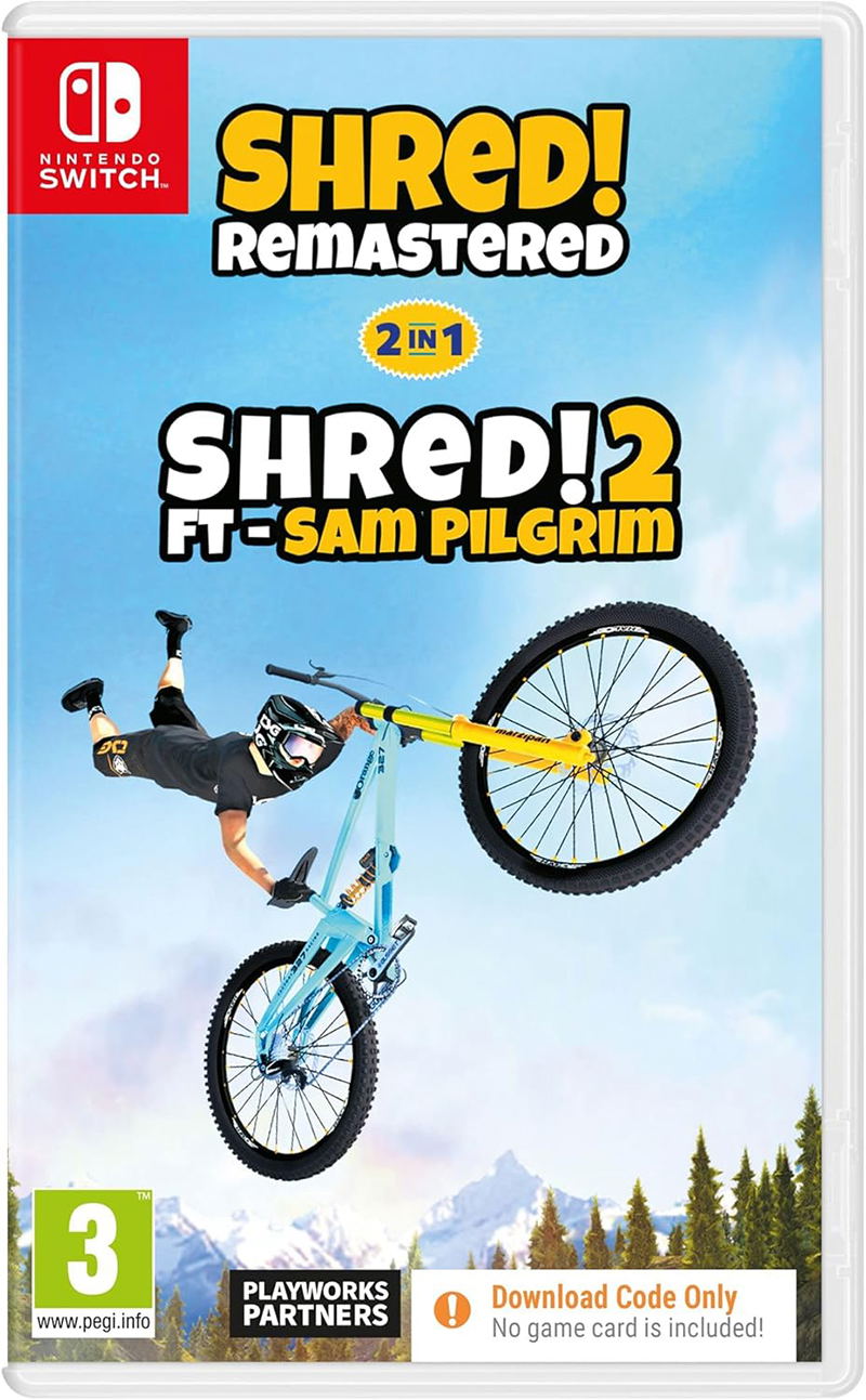 Shred 2 in 1 Game (Code in a box) for Nintendo Switch