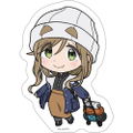 Yurucamp Season 3 Die-cut Sticker Inuyama Aoi thumbnail 1