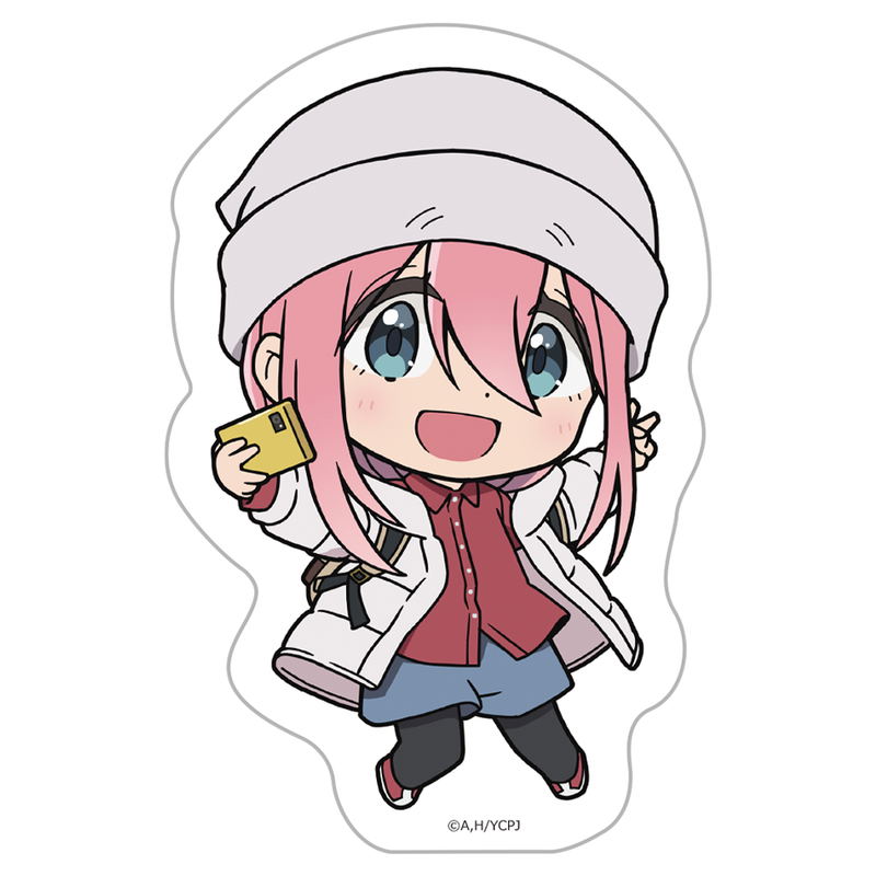 Yurucamp Season 3 Die-cut Sticker Kagamihara Nadeshiko image 1