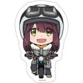 Yurucamp Season 3 Die-cut Sticker Toki Ayano thumbnail 1