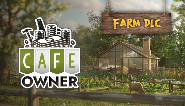 Cafe Owner Simulator: Farm (DLC) <span class="ext" style="background-color: #B0000F; color: #FFFFFF;">DLC</span> <span class="ext" style="background-color: #2a475e; color: #FFFFFF;">STEAM</span> <span class="ext ext_digital">digital</span> image 1