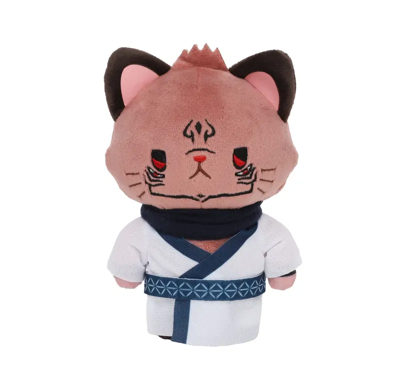 Jujutsu Kaisen WithCAT Plush Key Chain With Eye Mask Sukuna image 1