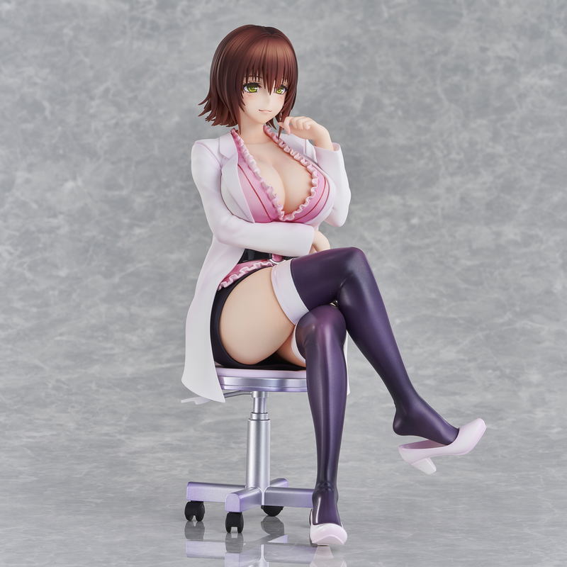 To Love-Ru Darkness Pre-Painted Figure: Nurse Series Mikado Ryoko -School Nurse Ver.- image 7