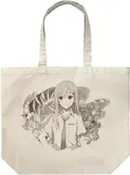 TV Anime Days With My Stepsister - Saki Ayase Watercolor Large Tote Bag (Natural) thumbnail 1